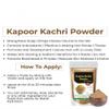 Premium Kapoor Kachri Powder Herbal Supplement for Hair Care & Scalp Health 100gm view 2