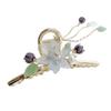 DFWZMQTG Classical Orchid Fringe Grab Clip Back Spoon Hair Headwear Tie Jewelry Shark view 1