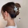DFWZMQTG Classical Orchid Fringe Grab Clip Back Spoon Hair Headwear Tie Jewelry Shark view 2