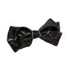DFWZMQTG Fabric hair accessories, bow clips, female back spoon top clip, horizontal, ponytail(white-Patch five-pointed star4) view 1