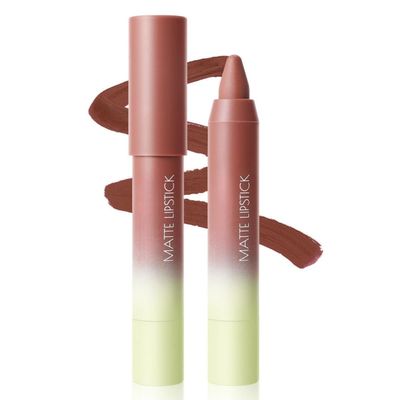 ONarisae 2in1 Lip Liner & Lipstick Combo Matte Longwear Waterproof Lipstick for Women #08