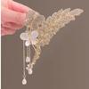 DFWZMQTG Flower Wheat Tassels Tassel Women's Large Size Grab Clip Curly HairShark Hair Accessory view 2