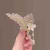 DFWZMQTG Flower Wheat Tassels Tassel Women's Large Size Grab Clip Curly HairShark Hair Accessory view 3