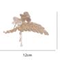 DFWZMQTG Flower Wheat Tassels Tassel Women's Large Size Grab Clip Curly HairShark Hair Accessory view 4