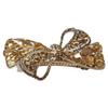 DFWZMQTG Alloy Diamond Hair Hairpin Bow Female Back Of The Top Clip Cross Ponytail Spring view 1
