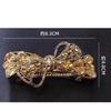 DFWZMQTG Alloy Diamond Hair Hairpin Bow Female Back Of The Top Clip Cross Ponytail Spring view 2