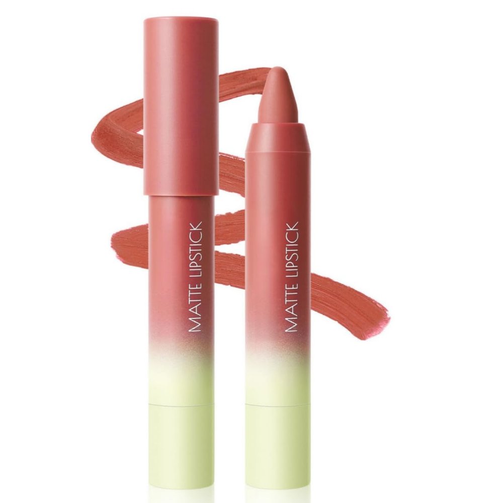 ONarisae 2in1 Lip Liner & Lipstick Combo Matte Longwear Waterproof Lipstick for Women #02