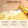 ALAOW Luxury Body Firming Oil Tightening & Hydrating Treatment After Shower Body Oil For Women | Natural Body Luxury Oil for Dry Skin | Lightweight, Non-Greasy, Nourishing Formula  4.06 FL OZ view 4