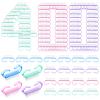 400pcs Handle Grip Nail Brush Bulk,Multicolor Nail Scrubber Brush Nail Cleaning Brush for Toes and Nails Pedicure Scrubbing Tool for Men and Women view 1