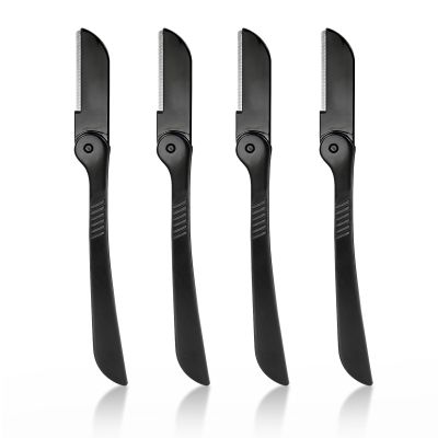 AskBed 4Pcs Dermaplane Razor for Women Face- Professional Face Razors for Women and Men - Eyebrow Trimmer, Shaver, Dermaplaning Tool for Smooth Skin Care