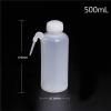 10pcs/pack 500ml Clear Plastic Blow Wash Bottle Side Mouth Tattoo Cleaning Squeegee Lab Measuring Bottle view 2