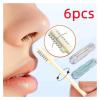 Manual Spiral Double Head Nose Hair Trimmer, Portable Nose Hair Trimmer, Ear Scraper, Reusable Cleaning Tool(Beige) view 2