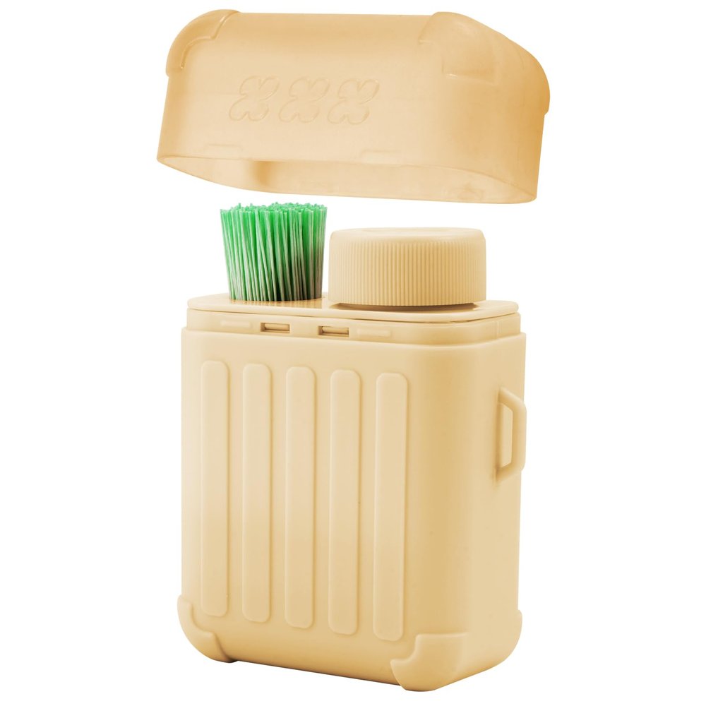 2026 New Ear Piercing Cleaner2 in 1 Portable Ear Piercing Cleaning Kit with 240pcs Disposable Ear Piercing Cleaning Floss & & 15ml Cleaning Solution Container for Home Travel Vacation (Yellow)