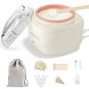 AUZEAL Mini Eyebrow Wax Kit for Women, Wax for Eyebrows Hair Removal, 26 Eye brow Waxing Sticks, 100g Brow Waxing Beads, USB Fast Heat, Smart Constant Temp, Travel or Home Use view 1