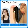 joaoxoko Disposable Ear Piercing Cleaner Floss 360PCS - Travel Portable Ear Hole Cleaning Kit for Women Men, Gentle Aftercare with Skin-Friendly Cotton Thread (6 Colors) (6 Colors) view 4