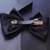DFWZMQTG Hair accessory crystal bow hair clip, female back spoon top, horizontal, ponytail spring view 4
