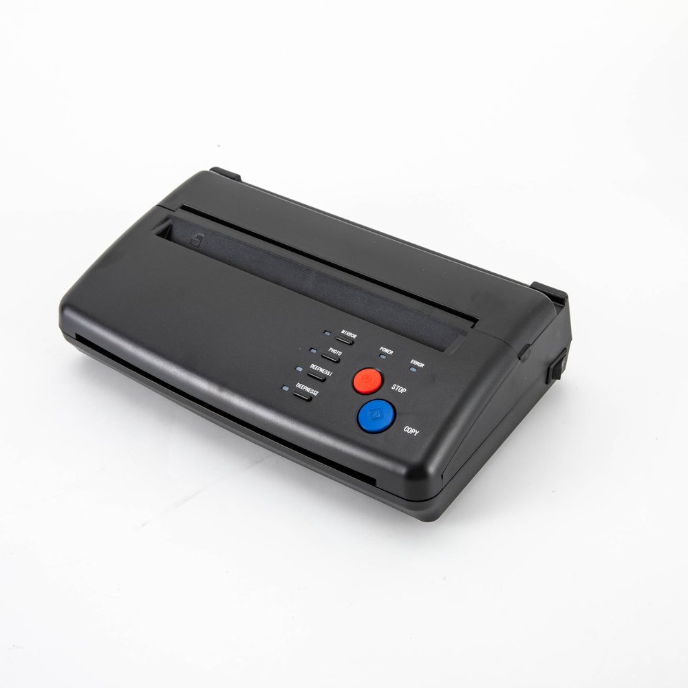 Tattoo Stencil Transfer Machine Professional Thermal Copier Printer, Portable A4 Paper Size for Temporary Permanent Tattoos Artists Beginners Home Studio