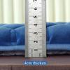 Coffee(s),180 * 70cm,Memory Foam Thicken 4cm Lash Bed Topper Without Hole Beauty Salon Bed Mattress Pad with Elastic Band Massage Accessories Protective Pad view 3