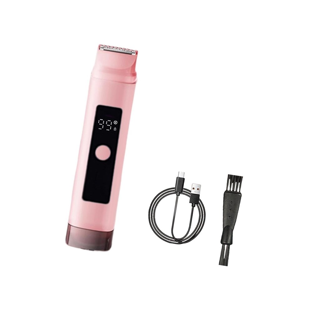 Electric Bikini Trimmer Personal Grooming Device Skin Friendly Travel Size LED Display Hair Removal Device for Underarm Hair