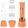 Zivelier 3-in-1 Electric Razor IPX7 Waterproof Bikini Trimmer Wet & Dry Use Painless Personal Trimmer Groomer for Ladies Face Body Legs Bikini Public Hairs Electric Lady Shaver with Replaceable Heads view 1
