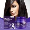 Protein Correction Hair Cream with Lactic Acid, Hydrolyzed Keratin, Coconut Oil, Lumino Liss Straightening Treatment, Purple, 3.53 oz view 3