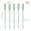 CNDNO 5Pcs 2-in-1 Nasal Hair Cutter, Double Sided Nose Hair Cutter, Portable 360 Rotating Manual Nose Hair Trimmer for Men and Women, Mint Green view 2