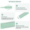 CNDNO 5Pcs 2-in-1 Nasal Hair Cutter, Double Sided Nose Hair Cutter, Portable 360 Rotating Manual Nose Hair Trimmer for Men and Women, Mint Green view 4