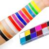 12-color Adult Washable Facial Painting, Vibrant Facial Painting, Oily Body Painting, Halloween Professional Facial Painting, Cosplay (12-color Oily Facial Painting) view 1