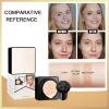 Air Cushion CC Cream Mushroom Head - Moisturizing Screw Lid Concealer Makeup Base Create Long-Lasting & Waterproof Makeup, Cushion Foundation Full Coverage for All Skin Types (Natural) view 2