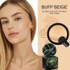 Mushroom Head Air Cushion CC Cream - BB Cream Foundation Makeup Moisturizing Concealer Long-Lasting, Cushion Foundation Full Coverage Self Adjusting for Mature Skin & All Skin Types (2 PCS Buff Beige) view 2