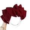 DFWZMQTG Velvet Bow Tassel Hair Cliptemperamentspring Cliphalf Tie Headwear Accessory(white-Dinosaur Doodle4) view 2