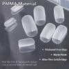 420Pcs Ultra-Thin Short Matte False Nail Tips Soft Gel Tips Fake Nail Manicure Tool (03) view 3