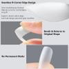 420Pcs Ultra-Thin Short Matte False Nail Tips Soft Gel Tips Fake Nail Manicure Tool (03) view 4