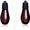 Howduoyu Empty Bottles for Essential Oils 20ml Small Glass Leak-proof (2Bottles-12Filters) view 1