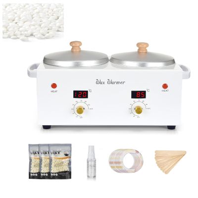 Double Wax Warmer Professional and Nose Wax Beads for Men & Women