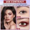 LZXLUKGIR Burgundy Mascara and Eyeliner Set,Natural Curling Red Mascara for Eyelashes,Volumizing Lengthening mscara de pestaas Waterproof,5D Colored Eye Makeup view 3