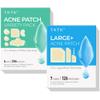 TKTK Large Pimple Patches for Face, 8 Sizes Hydrocolloid Acne Patch Variety, Large Acne Stickers for Cheeks, Forehead, Chin, Nose, Back Blemishes Zit Breakouts (5 Shapes 482 Count) view 1
