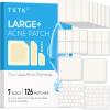 TKTK Large Pimple Patches for Face, 8 Sizes Hydrocolloid Acne Patch Variety, Large Acne Stickers for Cheeks, Forehead, Chin, Nose, Back Blemishes Zit Breakouts (5 Shapes 482 Count) view 2