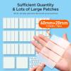 TKTK Large Pimple Patches for Face, 8 Sizes Hydrocolloid Acne Patch Variety, Large Acne Stickers for Cheeks, Forehead, Chin, Nose, Back Blemishes Zit Breakouts (5 Shapes 482 Count) view 3