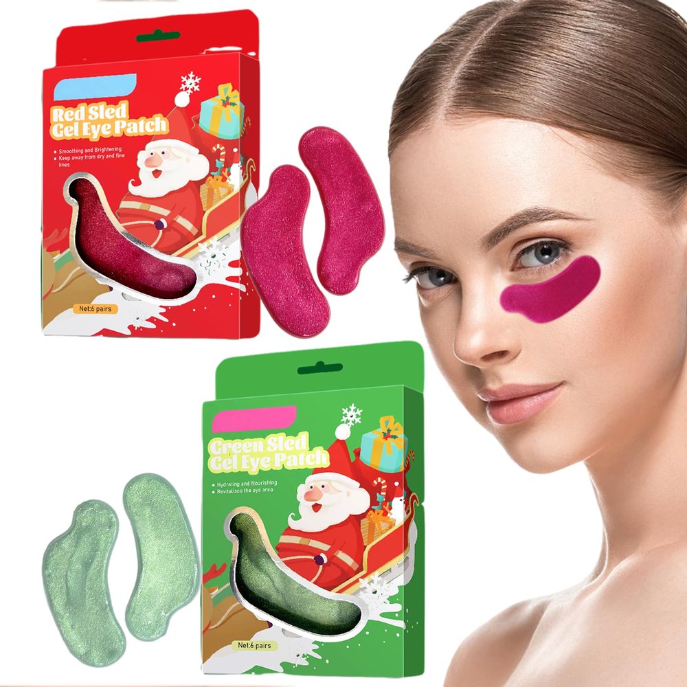 Elitzia Christmas Gifts Under Eye Patches Eye Mask 12 Pairs Hydrating Nourishing Eye Masks with Collagen Cherry & Melon for Dark Circles Puffy Eyes Wrinkles Spa Skin Care for Men & Women ETXJ2503