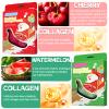 Elitzia Christmas Gifts Under Eye Patches Eye Mask 12 Pairs Hydrating Nourishing Eye Masks with Collagen Cherry & Melon for Dark Circles Puffy Eyes Wrinkles Spa Skin Care for Men & Women ETXJ2503 view 2
