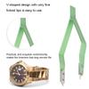 ANGGREK Watch Repair Tweezers, V Shaped Tweezers Spring Bar Metal Watch Repairing Accessory Tool for Watchmaker and Repairer view 4