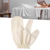 Bath Scrubbing Glove Massage Gloves Soft Silk Body Scrubber Towel 8.66x6.30inch Shower Exfoliating Accessory- Single view 4