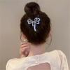 DFWZMQTG Marble grab clip female hair accessories plate fixed artifacts clips back of the ponytail buckle headwear view 1