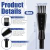 16 Pcs Electric Razor Brush, Double Sided Shaver Cleaning Brush Clipper Brushes Shaving Brushes for Cleaning Trimmer Hair Clipper Keyboard view 2