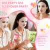 108 PCS Spa Party Supplies for Girls & Women, Spa Party Favors Include Face Masks Skincare, Hand Cream, Lip Balm, Under Eye Patches, Lip Mask and Foot Bath Bombs, Spa Birthday Sleepover Party Supplies view 4