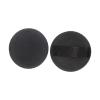 2Pcs Exfoliating Gloves for Feet and Body Washing, Korean Japanese Beauty Tool, Rubber Scrub Mitts for Shower Bath 4.92x4.92inch- Fine With Band view 1