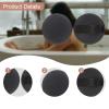 2Pcs Exfoliating Gloves for Feet and Body Washing, Korean Japanese Beauty Tool, Rubber Scrub Mitts for Shower Bath 4.92x4.92inch- Fine With Band view 4