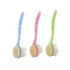 3pcs Long Handle Bath Brush Double Sided Body Exfoliator Scrubber Bath Flower Shower Back Brush Eco-Friendly Safe view 4