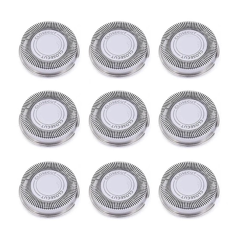 A26P 9Pack SH30 Replacement Heads, Compatible For Philips, Shaver Series 3000, 2000, 1000 And S738, With Durable Sharp Blades
